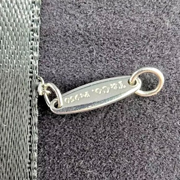 $2250 Tiffany Co Elsa Peretti 3 Diamonds By The Yard Platinum Bracelet 7 inches - Picture 6 of 10